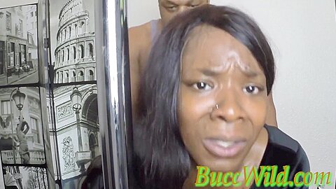 Ebony Ghetto Girl Sucking Big Black Dick And Getting Ass Fucked In Pov Anal