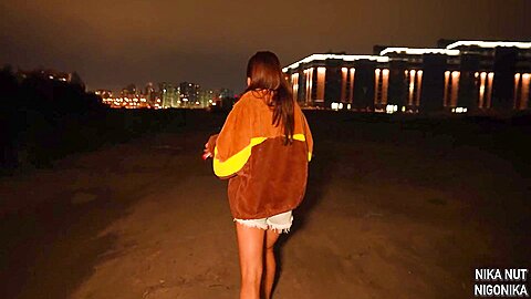 This Is Trash - In Search Of A Millionaire In The Ghetto - Blowjob In A Vacation Point At Night Exclusive Nigonika 2024